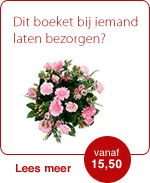 Dit boeket bij iemand laten bezorgen?